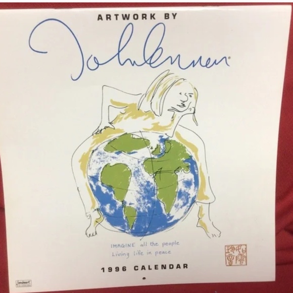 1996 John Lennon calendar - Picture 1 of 3